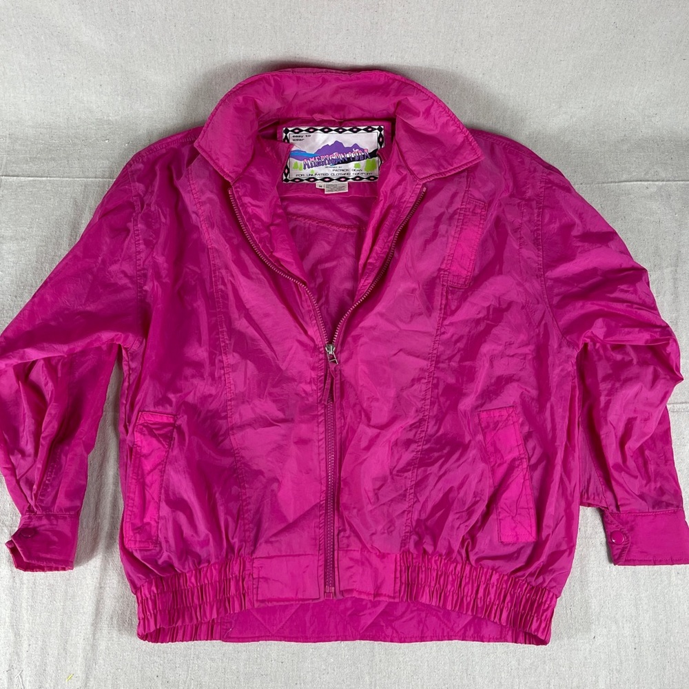 Patrick dean American idea Vintage Pink windbreaker size M